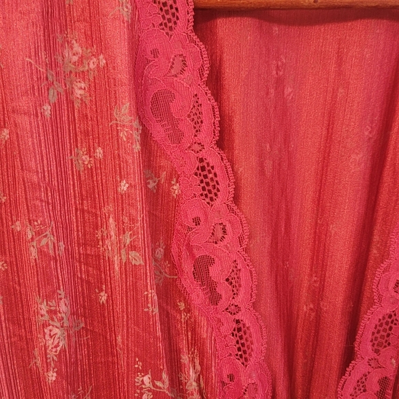 Vintage Tom Bezduda For Barad Union Made NWT Romatic Lace Nightgown‎ Size L - Picture 10 of 17